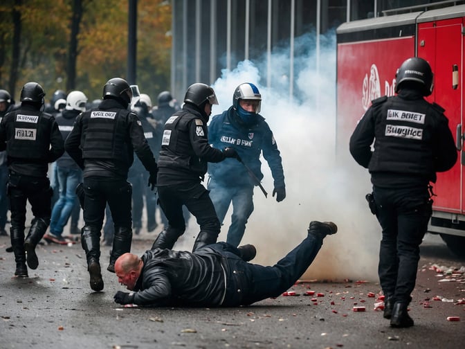 HSV-Hooligans attackieren Köln-Fans: Gewalt vor Zweitliga-Spiel