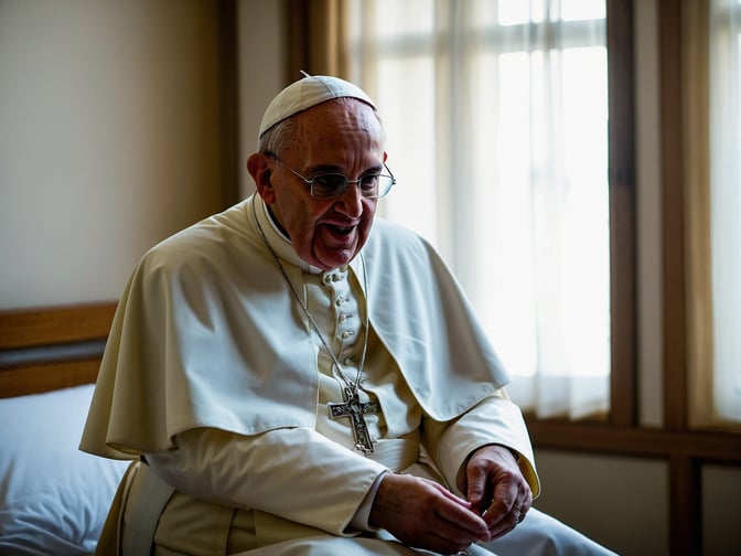 Papst Franziskus: Langer Krankenhausaufenthalt wegen schwerer Lungeninfektion