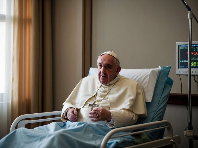 Papst Franziskus im Krankenhaus: Sorge um 88-Jährigen wegen Lungenentzündung und Atemwegsinfektion