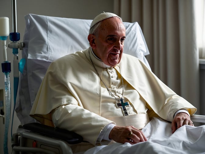 Papst Franziskus im Krankenhaus: Sorge um 88-Jährigen wegen Lungenentzündung