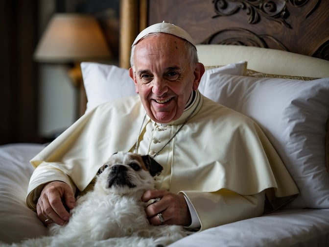 Papst Franziskus kämpft gegen Lungenentzündung - leichte Besserung?