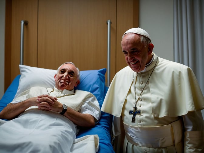 Papst Franziskus im Krankenhaus - Zustand kritisch, aber ruhige Nacht