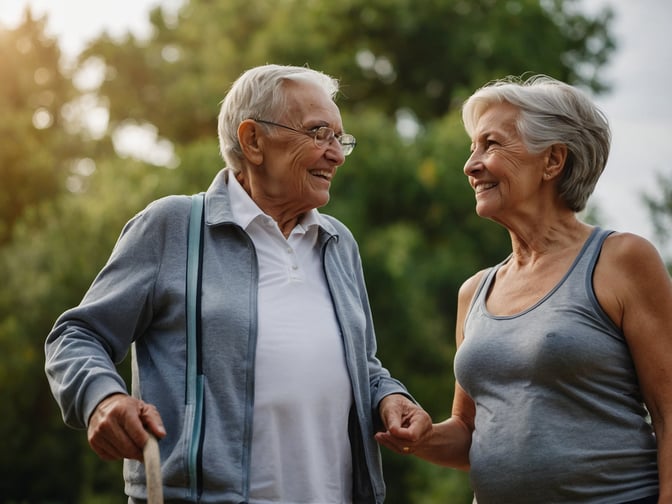 Viele Menschen achten erst im Alter auf ihre Gesundheit