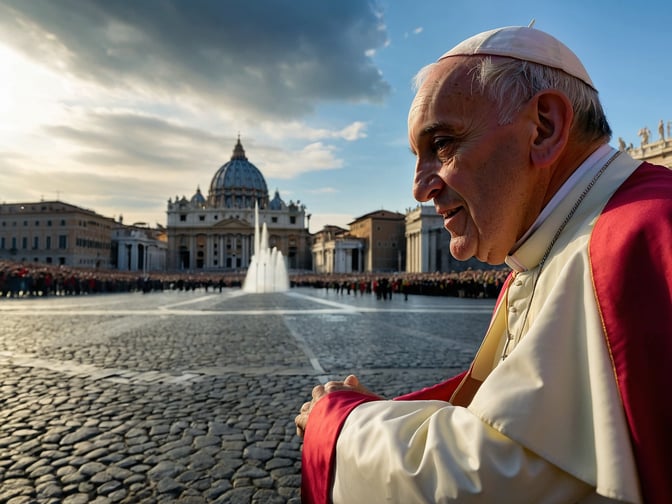 Papst überrascht auf Petersplatz - Trotz Krankheit zurück in der Öffentlichkeit