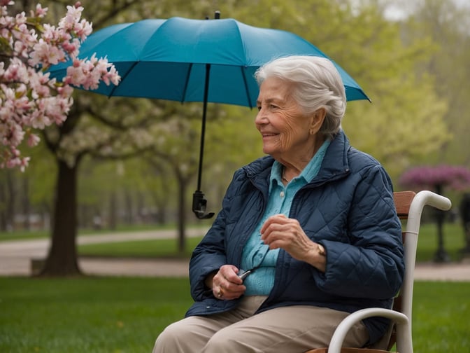 April 2025: Wechselhaftes Wetter für Senioren