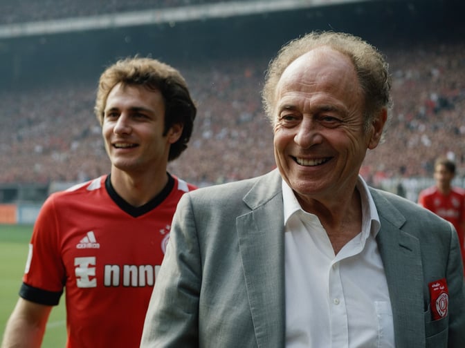 "71-jähriger Funkel führt Köln zurück in die Bundesliga" (58 Zeichen)