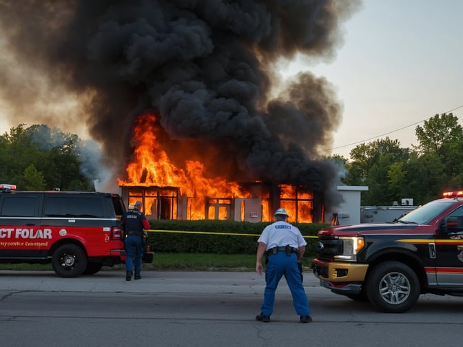 Drei Tote bei Brand in Hamburger Klinik für Senioren