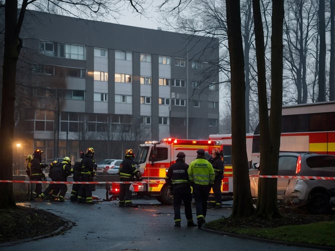 Brand im Hamburger Krankenhaus: Drei Tote, Verdächtiger festgenommen