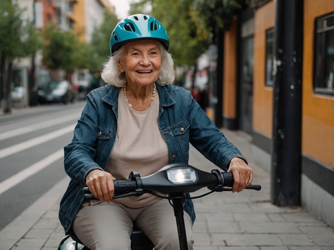 Mehr Unfälle mit E-Scootern – So schützt du dich sicher im Alter
