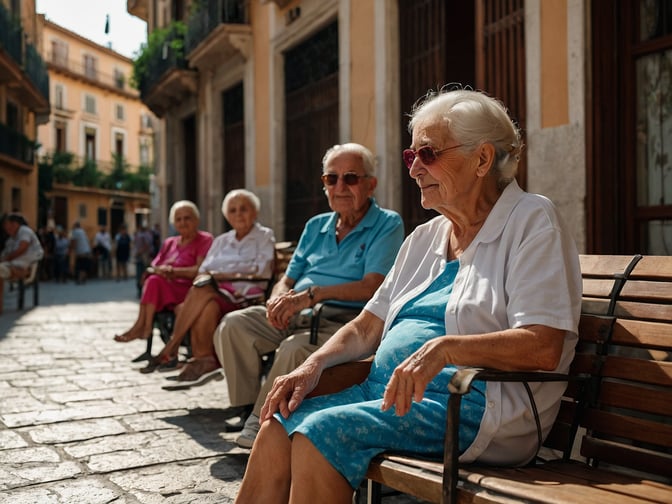Pass auf dich auf bei der Hitze: Ältere in Spanien besonders gefährdet